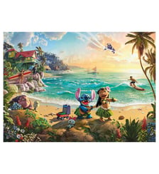 Poster Disney x Thomas Kinkade - Disney - Lilo & Stitch Poster & Frame
