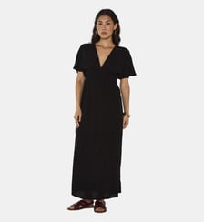 Robe Fluide À Manches Courtes Rebecca Maison 123