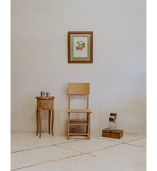 Chaise escabeau en bois Claude N°1029- Produit chiné Debongout