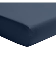 Drap housse uni en percale de coton, bonnet de 35cm, PREMIÈRE Essix