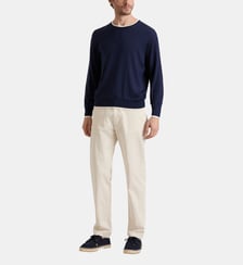Pantalon en coton satin uni Vilebrequin