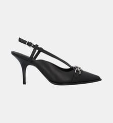 Escarpins à bandoulière en cuir nappa avec sangles et talon aiguille Pinko
