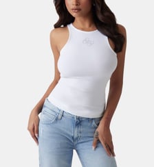 Débardeur ajusté signature Guess