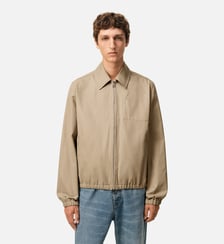 Blouson Zippé Ami De Coeur en Coton AMI Paris