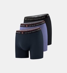 Lot de 3 boxers longs en coton Le Slip Francais