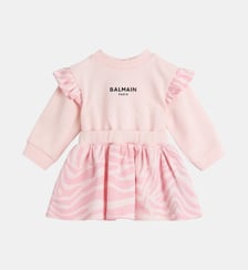 Robe en jersey à volants Balmain
