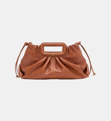 Milpli en cuir lisse Maje
