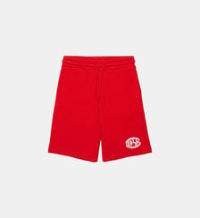 Shorts en molleton avec logo Diesel Kids