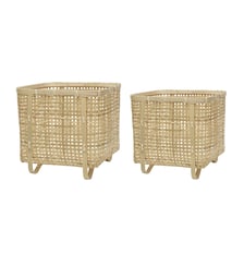 Panier de rangement en bambou Living OYOY