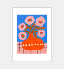 Poster   Flowers In a Pearl Vase - The Poster Club x Madelen Möllard Poster & Frame
