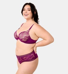 Shorty Songe Violet Maison Lejaby