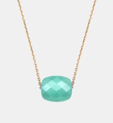 Collier, amazonite, or jaune Morganne Bello