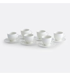 Lot de 6 tasses à café et sous-tasses La Redoute Interieurs