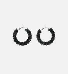 Boucles d'oreilles créoles perles La Fée Maraboutée