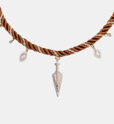 Collier cordon pampilles NINE Hipanema