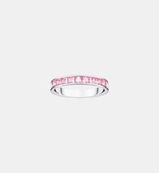 Bague pierres roses pavé Thomas Sabo