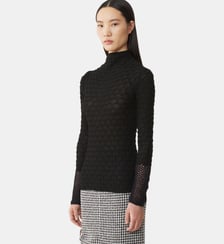 Haut Col Montant En Laine Et En Mohair Lanvin
