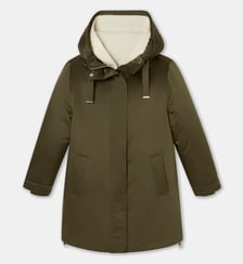 Parka Pemafur kaki Zapa