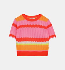 Pull rayé en tricot Billieblush