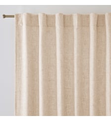 Rideau polyester aspect tramé, pattes cachées La Redoute Interieurs