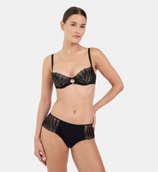 Shorty Dreamcatcher noir Maison Lejaby