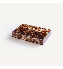 Plateau en acétate teinté, largeur 26,5 cm AM.PM