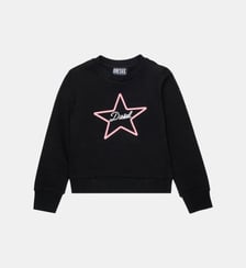 Sweat-shirt ras-du-cou avec logo Diesel Kids
