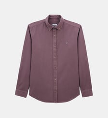 Chemise manches longues Charles en twill uni Serge Blanco