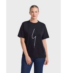 t-shirt en coton Point d'Ironie Agnès b.