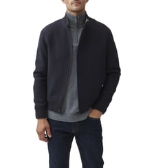 Blouson bomber droit en coton organique Dellwood Rodd & Gunn