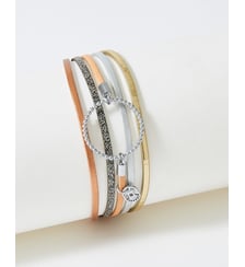 bracelet cuirs Annabelle Althéa Flowers for Zoe