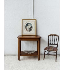 Table d'appoint en bois Francine N°217- Produit chiné Debongout
