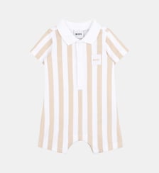 Combishort à rayures BOSS Kidswear