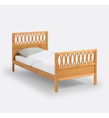 Lit vintage avec sommier, pin massif La Redoute Interieurs
