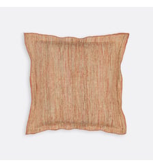 Housse de coussin en coton, lin et soie AM.PM