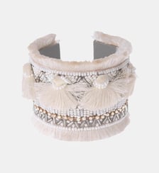 Manchette ajustable en perles ENGY Hipanema