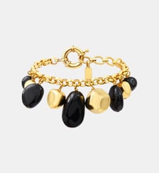 Bracelet chaîne ajustable   doré à l'or fin - Loulou Satellite