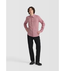 chemise Thomas en lin gris chiné Agnès b.