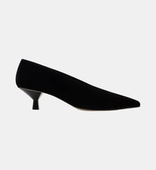 Selma - Escarpins En Cuir Chèvre Noir Parallèle