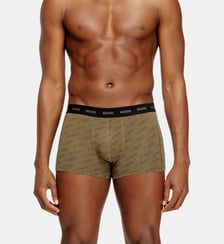 Lot de trois boxers avec logo stylisé Diesel
