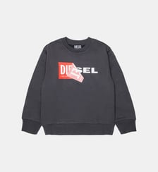 Sweat-shirt col rond avec logo Diesel Kids