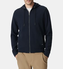 Cardigan coton bio maille Ottoman à capuche Ikks