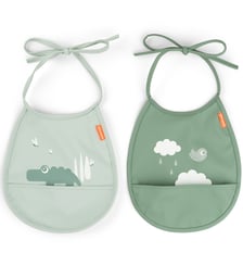 Lot de 2 petits bavoirs Done by Deer