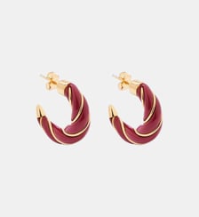 Boucles d'oreilles Diana bordeaux Aurélie Bidermann