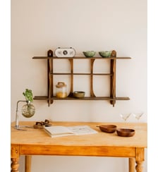 Étagère murale au charme cottage Gaëlle N°1517- Produit chiné Debongout