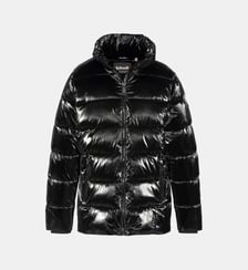 Doudoune shiny mi-longue Schott