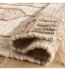 Tapis tissé main, en laine et coton AM.PM