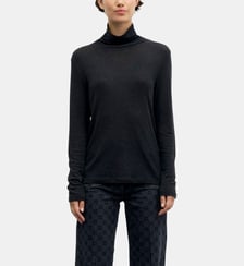 Pull manches courtes en laine fine - REINE Gerard Darel