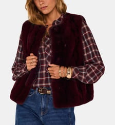 Gilet Sans Manches Duveteux Brooklyn Maison 123