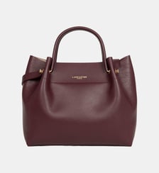 Grand sac cabas épaule Foulonné Double LOUISA en cuir Lancaster